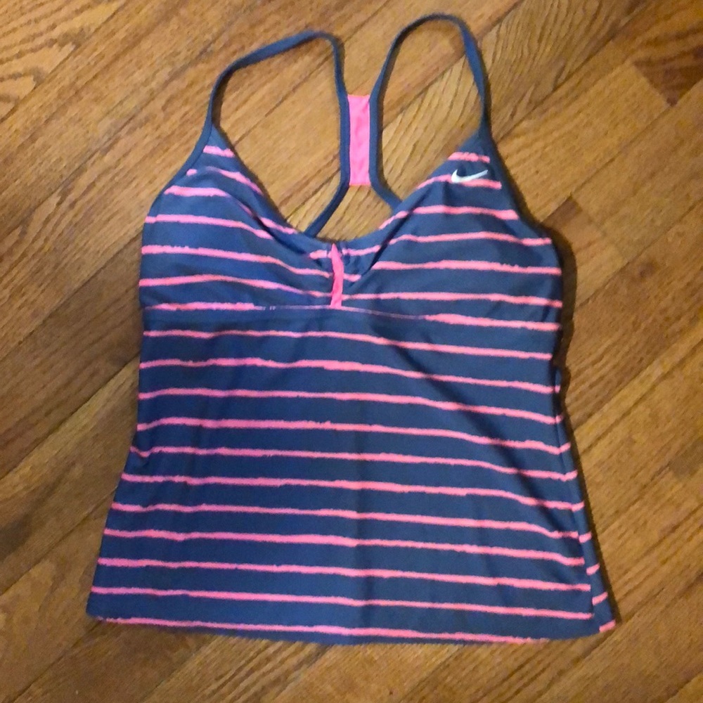 Worn-Nike size 10 tank-kini top